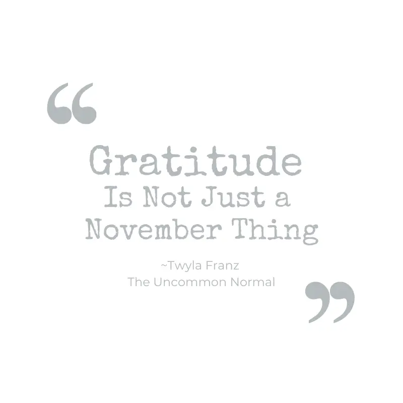 Gratitude More Than November | Beneath The Fig Tree