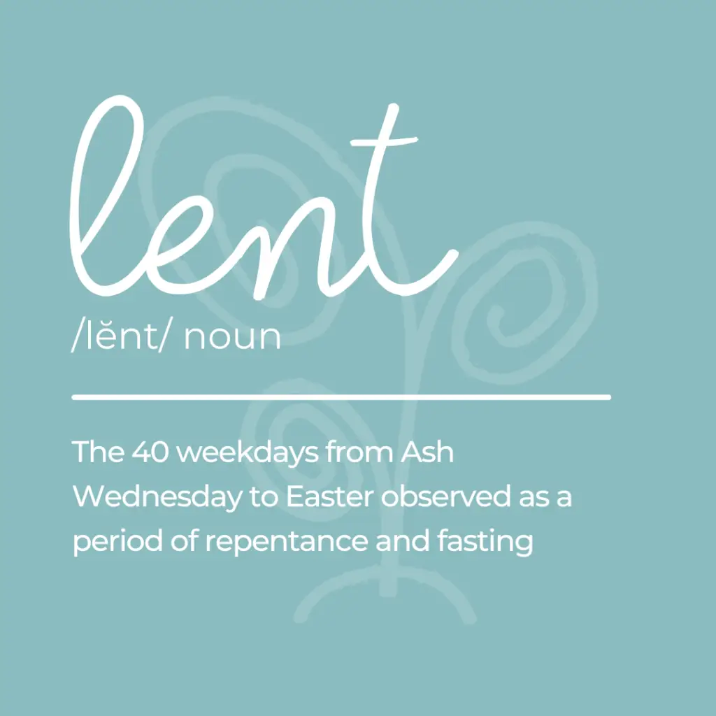 Fasting for Lent