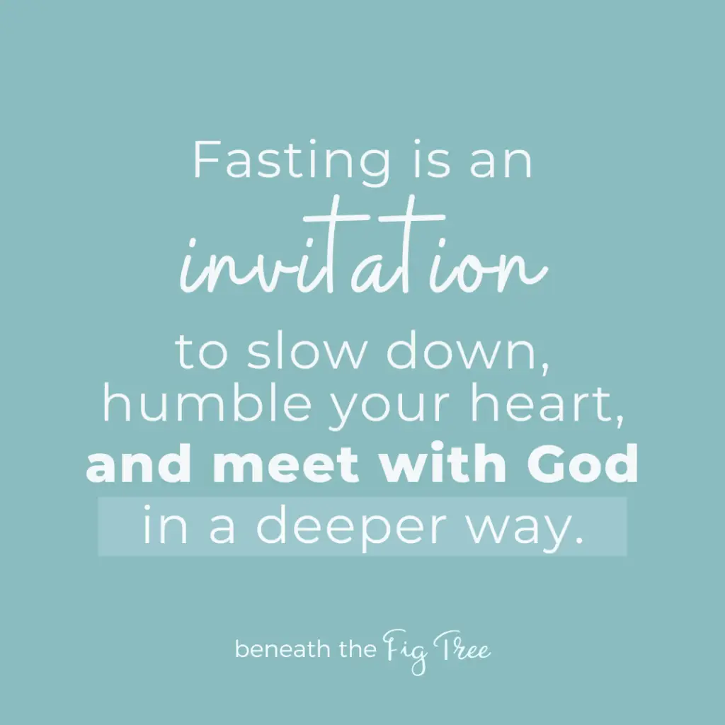 Fasting to know God